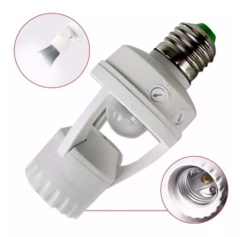 Adaptador Sensor De Presena Para Lmpada Led Soquete E27